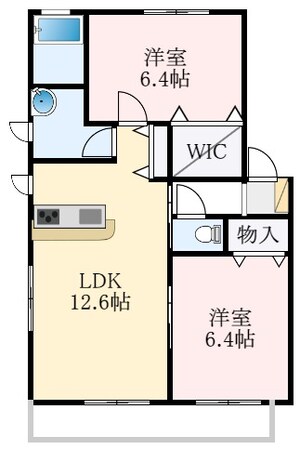 ソレイユヴィラの物件間取画像